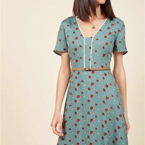 Strawberry ModCloth dress. NWT